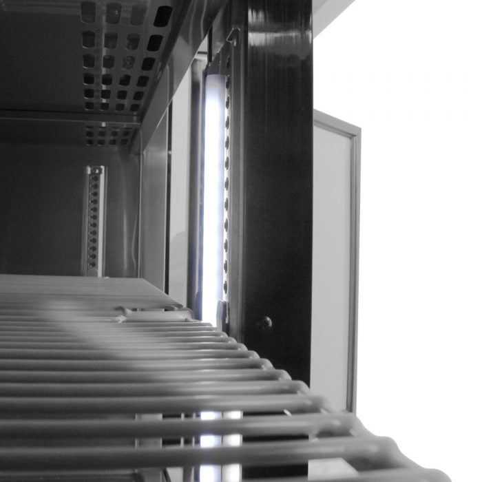 Turbo Air MST-48-18-N M3 Series 48" 2 Door Mega Top Stainless Steel Refrigerated Sandwich Prep Table - Donut-Equipment.com