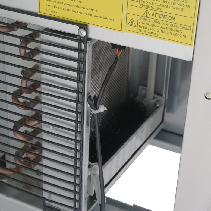 Turbo Air MST-48-18-N M3 Series 48" 2 Door Mega Top Stainless Steel Refrigerated Sandwich Prep Table - Donut-Equipment.com