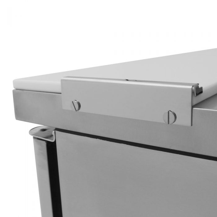 Turbo Air MST-36-N6 M3 Series 36" 2 Door Stainless Steel Refrigerated Sandwich Prep Table - Donut-Equipment.com