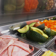 Turbo Air MST-48-N M3 Series 48" 2 Door Stainless Steel Refrigerated Sandwich Prep Table - Donut-Equipment.com