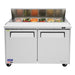 Turbo Air MST-48-N M3 Series 48" 2 Door Stainless Steel Refrigerated Sandwich Prep Table - Donut-Equipment.com