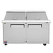 Turbo Air MST-60-24-N M3 Series 60" 2 Door Mega Top Stainless Steel Refrigerated Sandwich Prep Table - Donut-Equipment.com