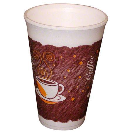 12 Ounce High Density Caf'e Supremo Cup- 1000 cups - Donut-Equipment.com