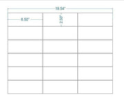 Rotary Cutter Extra Large Long John/Bar cutter. 2.5" Wide by 6.50" Cut For Sheeter - Donut-Equipment.com