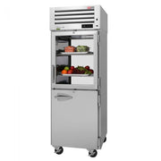 Turbo Air PRO-26R-GSH-PT-N Pro Series 29" Glass / Solid Half Door Pass-Through Refrigerator - Donut-Equipment.com