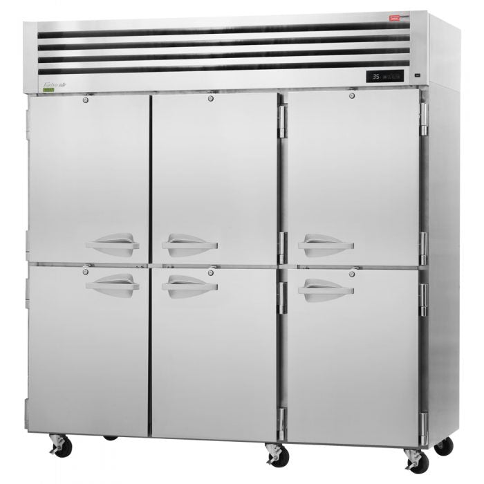 Turbo Air PRO-77-6F-N 78" Premiere Pro Series Solid Half Door Reach in Freezer - Donut-Equipment.com