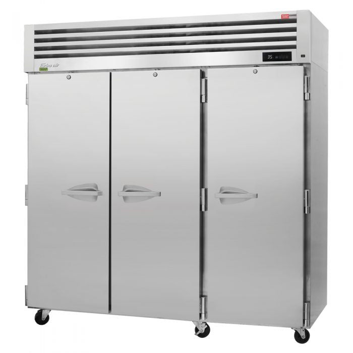 Turbo Air PRO-77R-PT-N, 78" 6 Solid Door Pass Through Reach-In Refrigerator, Pro Series - Donut-Equipment.com