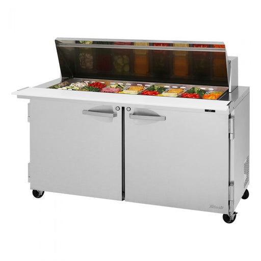 Turbo Air PST-60-24-N 60 1/4" PRO Series Mega Top Sandwich/Salad Prep Table w/ Refrigerated Base - Donut-Equipment.com
