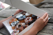 14 x 10 x 3-1/2 Auto Fold Box (125 Count) White Bakery  Box - Donut-Equipment.com