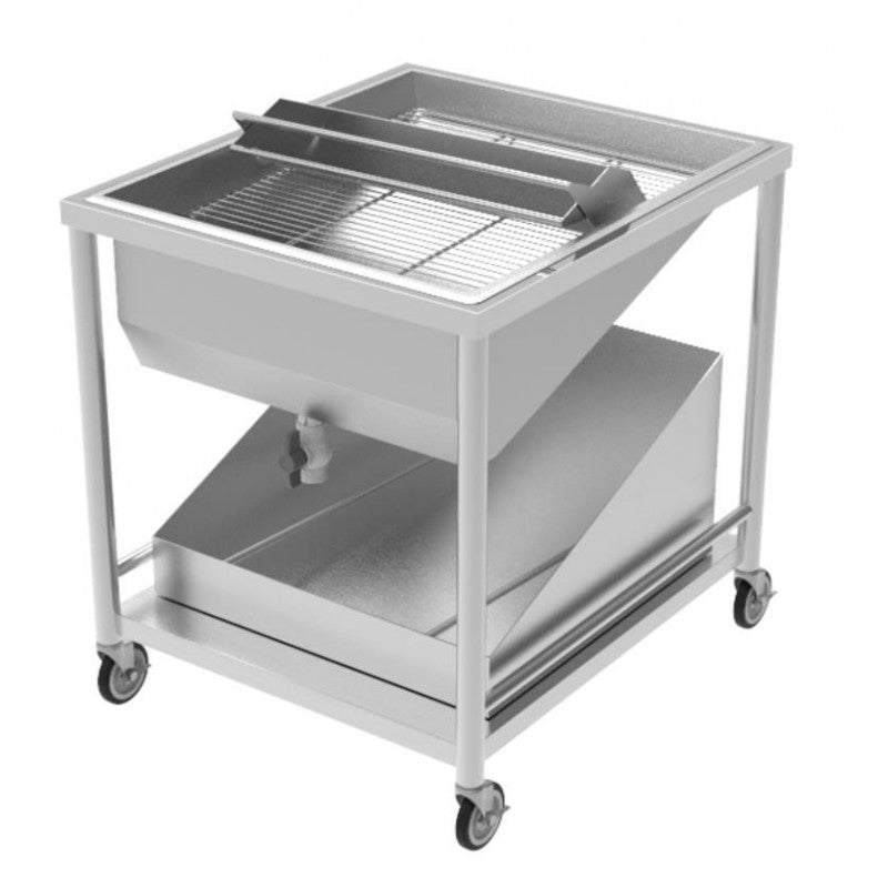 GSW USA DN-TBLS-N Donut Glazing Table 34"W x 29"L x 35"H with Glazing Dipper - Donut-Equipment.com