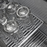 Turbo Air TBC-50SB-GF-N 50" 2-Section Glass Chiller – 140 Mug Capacity, Black, 115v - Donut-Equipment.com