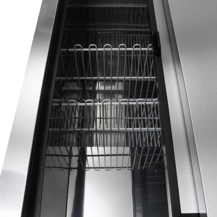Turbo Air TBC-80SD-N 80 1/2" Forced Air Bottle Cooler - Holds (739) 12 oz Bottles, Stainless, 115v - Donut-Equipment.com