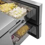 Turbo Air TCBE-36SDR-N6 35 5/8" Super Deluxe Chef Base Refrigerator w/ (2) Drawers – 115v - Donut-Equipment.com