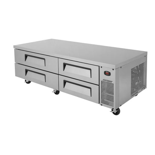 Turbo Air TCBE-72SDR-N 72" Super Deluxe Chef Base w/ (4) Drawers - 115v - Donut-Equipment.com