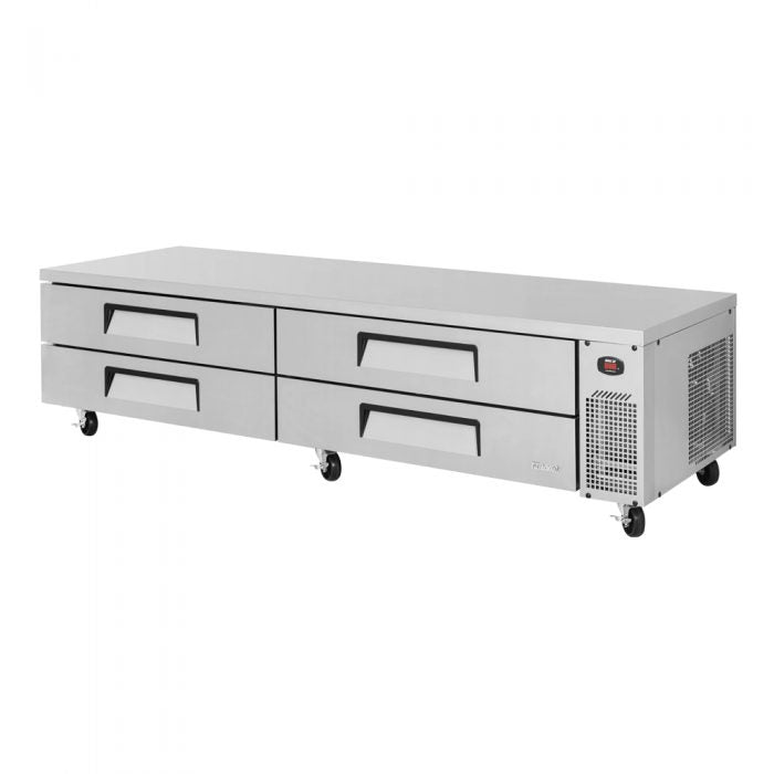 Turbo Air TCBE-96SDR-N 96 3/8" Super Deluxe Chef Base w/ (4) Drawers - 115v - Donut-Equipment.com