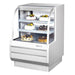 Turbo Air TCGB-36-W-N 36" Curved Glass Refrigerated Bakery Display Case, White Exterior, 115v - Donut-Equipment.com