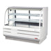 Turbo Air TCGB-60DR-W 60-1/2" Curved Glass Full-Service Dry Bakery Display Case, 3 Levels, White Exterior, 115v - Donut-Equipment.com