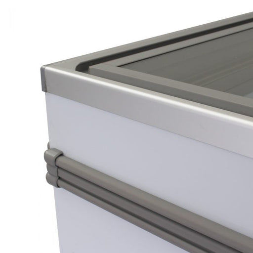 Turbo Air TFS-25F-N 69" Mobile Chest Freezer w/ (33) Baskets - White, 115v - Donut-Equipment.com