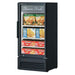 Turbo Air TGF-10SDB-N 25 3/4" Black Super Deluxe Countertop Display Freezer – (1) Swing Door, LED Interior Lighting, 115v - Donut-Equipment.com
