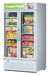 Turbo Air TGF-35SD-N 39 1/2" White Super Deluxe Two Section Display Freezer – (2) Swing Doors, LED Lighting, 115v - Donut-Equipment.com