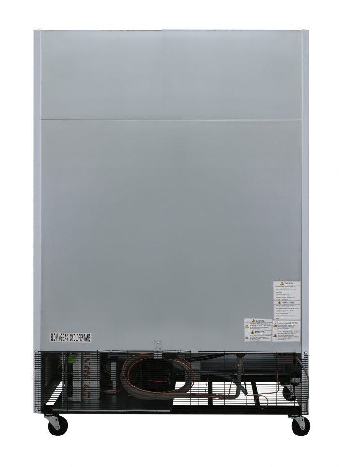Turbo Air TGIM-49W-N 54" Indoor Ice Merchandiser w/ Bottom Mount Compressor - Glass Door, 115v - Donut-Equipment.com