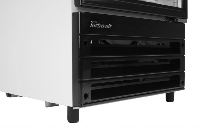 Turbo Air TGM-11RV-N6 24" Refrigerator Merchandiser – One Section, Glass Swing Door, LED Lighting, 115v - Donut-Equipment.com