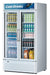Turbo Air TGM-35SD-N 39 1/2" White Super Deluxe Glass Door Refrigerator – Two Swing Doors, LED Lighting, 115v - Donut-Equipment.com