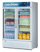 Turbo Air TGM-47SD-N 51" White Super Deluxe Glass Door Refrigerator – Two Swing Doors, Energy-Efficient LED Lighting, 115v - Donut-Equipment.com