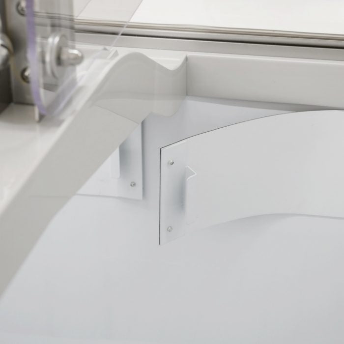 Turbo Air TIDC-91W-N 89" Stand-Alone Ice Cream Freezer w/ (16) 3 gal Tub Capacity - White, 115v - Donut-Equipment.com