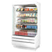 Turbo Air TOM-40W-N 39 1/8" Vertical Open Air Cooler w/ (5) Levels – White Exterior, 115v - Donut-Equipment.com