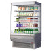 Turbo Air TOM-48DXS-N 48" Stainless Steel Extra Deep Vertical Open Display Case with (5) Levels, 115v - Donut-Equipment.com