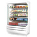 Turbo Air TOM-50W-N 51" Vertical Open Air Cooler w/ (5) Levels – White Exterior, 115v - Donut-Equipment.com