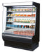Turbo Air TOM-60DXB-N 60" Vertical Open Air Cooler w/ (5) Levels – Extra Deep, Black Exterior, 115v - Donut-Equipment.com