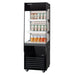 Turbo Air TOM20-60N-B 19 5/8" Black Vertical Open Air Cooler – 3 Levels, 115v - Donut-Equipment.com
