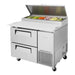 Turbo Air TPR-44SD-D2-N 44" 2 Drawer Pizza Prep Table - Donut-Equipment.com