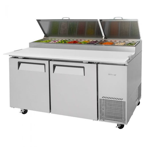 Turbo Air TPR-67SD-N 67" Super Deluxe Refrigerated Pizza Prep Table - Donut-Equipment.com