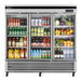 Turbo Air TSR-72GSD-N Super Deluxe 82" Glass Door Reach In Refrigerator - Donut-Equipment.com