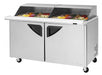 Turbo Air TST-60SD-24-N-SL 60" 2 Door Mega Top Sliding Lid Refrigerated Sandwich Prep Table - Donut-Equipment.com
