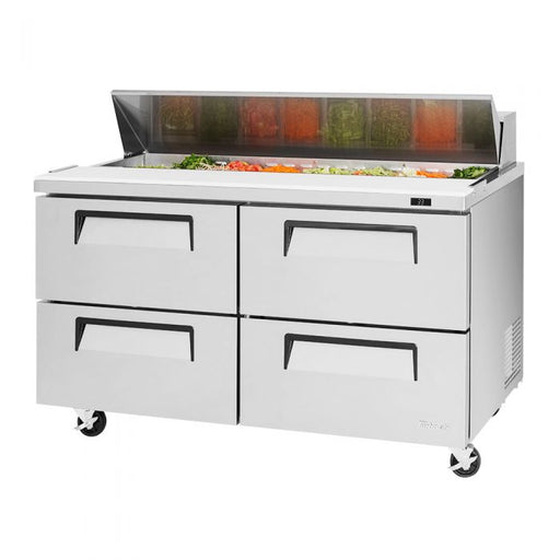 Turbo Air TST-60SD-D4-N 60" 4 Drawer Refrigerated Sandwich Prep Table - Donut-Equipment.com