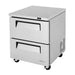 Turbo Air TUR-28SD-D2-N 27 1/2" W Undercounter Refrigerator w/ 1 Section & 2 Drawers - Donut-Equipment.com