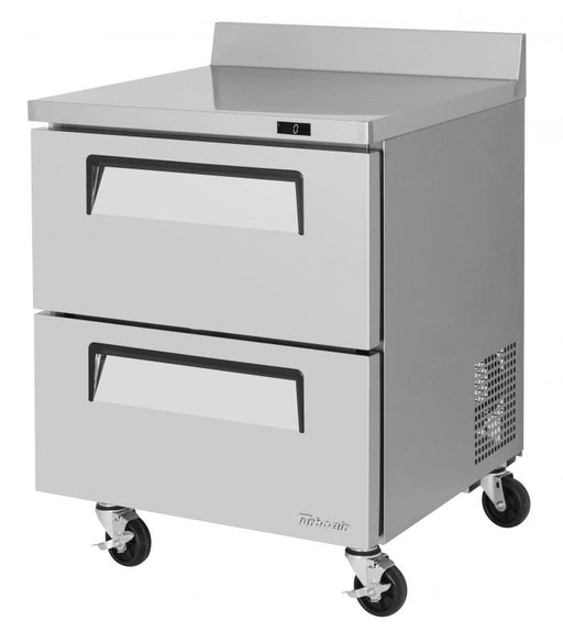 Turbo Air TWF-28SD-D2-N 27 1/2" Super Deluxe Worktop Freezer w/ (1) Section, 2 Drawers - Donut-Equipment.com
