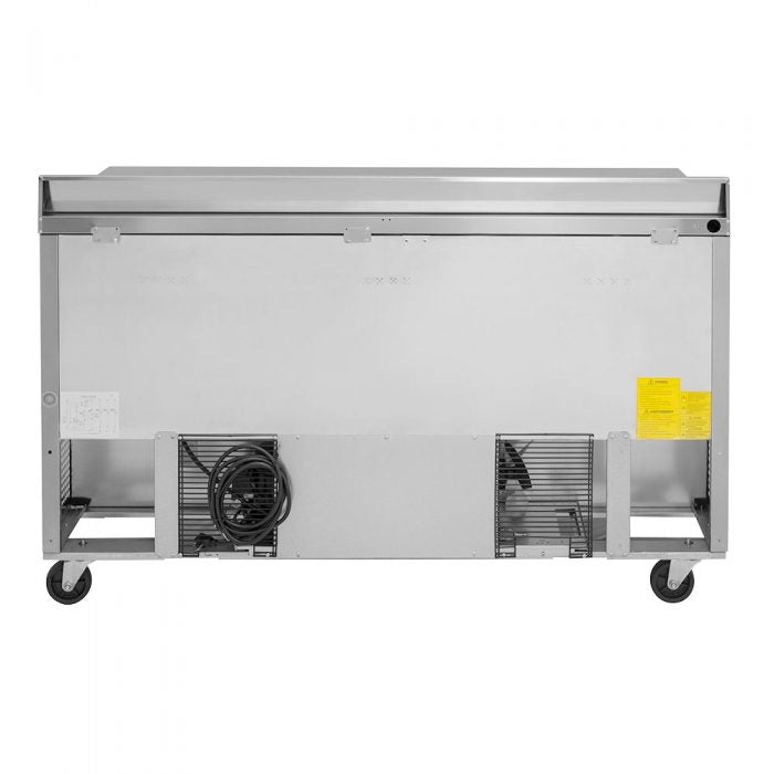 Turbo Air TWR-60SD-D2R-N 60 1/4" Super Deluxe Worktop Refrigerator w/ (2) Sections, 2 Drawers & 1 Solid Door - Donut-Equipment.com