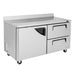 Turbo Air TWR-60SD-D2R-N 60 1/4" Super Deluxe Worktop Refrigerator w/ (2) Sections, 2 Drawers & 1 Solid Door - Donut-Equipment.com