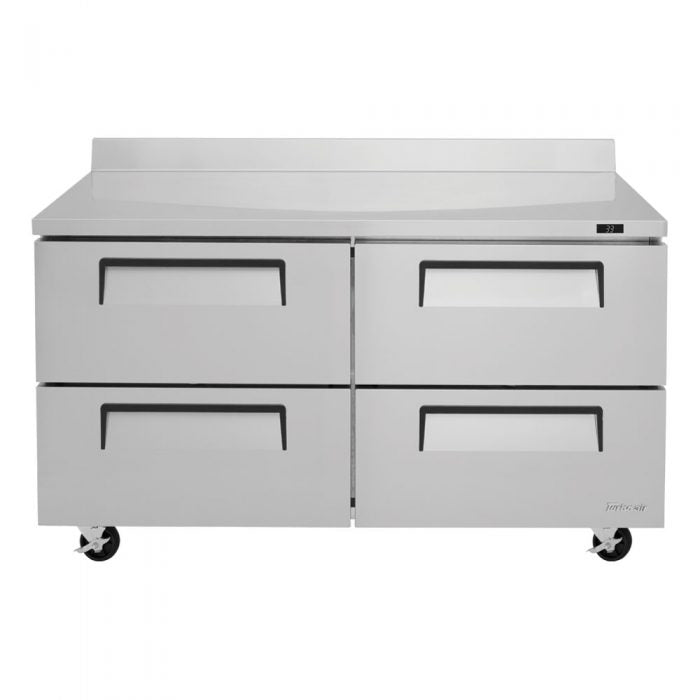 Turbo Air TWR-60SD-D4-N 60 1/4" Super Deluxe Worktop Refrigerator w/ (2) Sections, 4 Drawers - Donut-Equipment.com