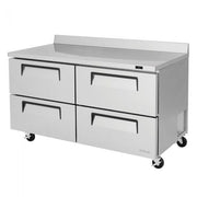 Turbo Air TWR-60SD-D4-N 60 1/4" Super Deluxe Worktop Refrigerator w/ (2) Sections, 4 Drawers - Donut-Equipment.com