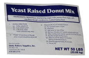 Bulk Blue Label Raised Donut Mix- 40 bag pallet - Donut-Equipment.com