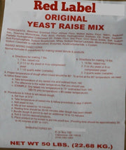 Bulk  Red Label Raised Donut Mix- 40 Bag Pallet - Donut-Equipment.com
