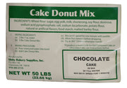 Chocolate Cake Donut Mix  50 # - Donut-Equipment.com