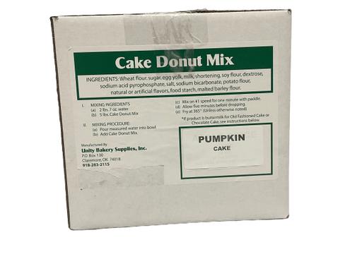 Pumpkin Spice Cake Donut Mix 35# box Seasonal) - Donut-Equipment.com