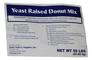 Blue label Raised donut mix free sample-5 pounds free, but you pay for shipping & handling - Donut-Equipment.com